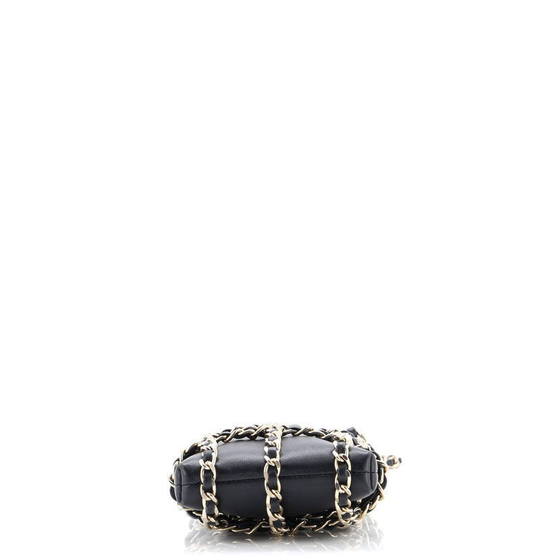 Chanel Tech Me Out Clutch With Chain