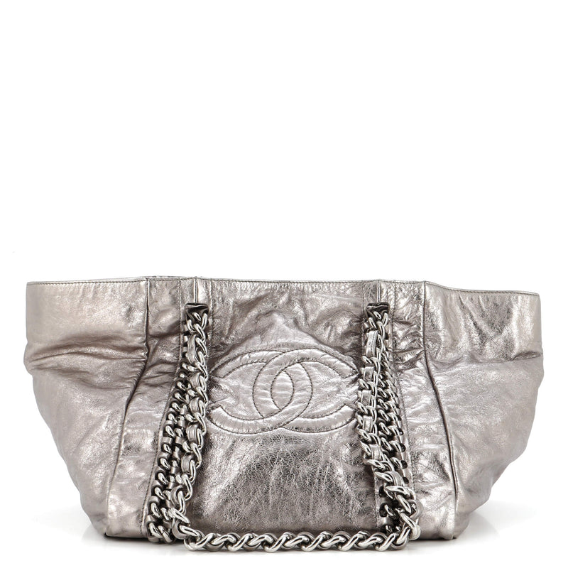 Chanel Modern Chain Tote Metallic
