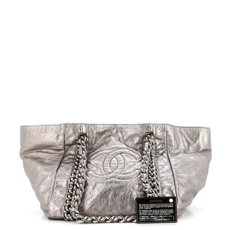 Chanel Modern Chain Tote Metallic