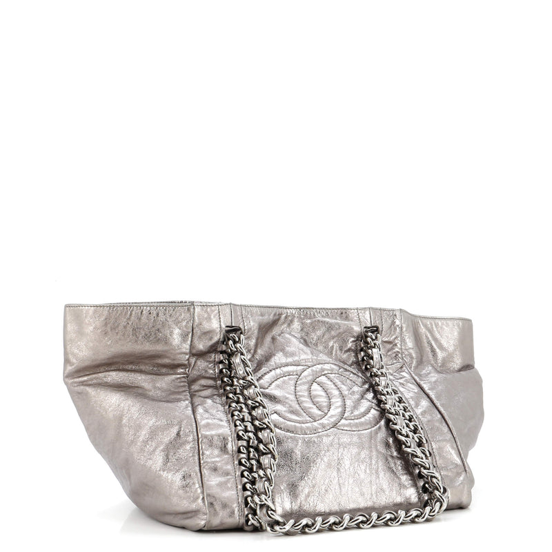 Chanel Modern Chain Tote Metallic