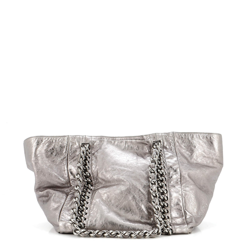 Chanel Modern Chain Tote Metallic