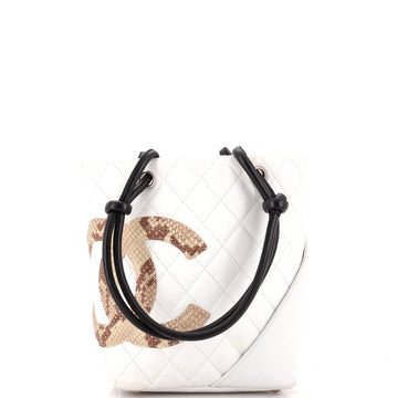 Chanel Cambon Tote Quilted Leather With
