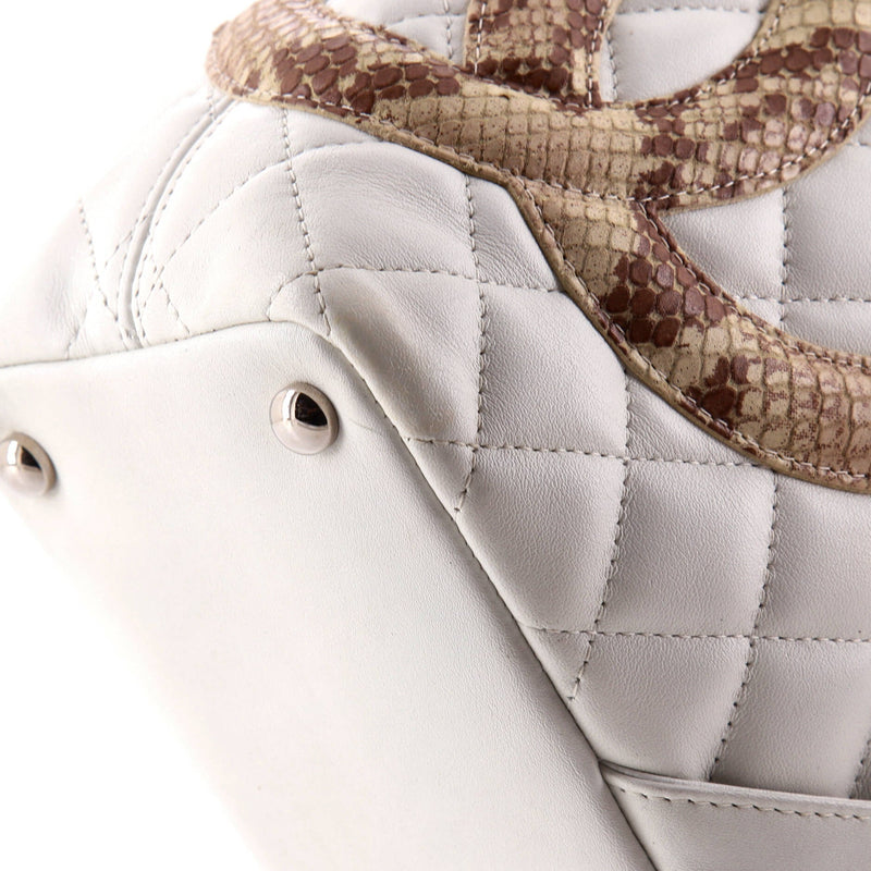 Chanel Cambon Tote Quilted Leather With