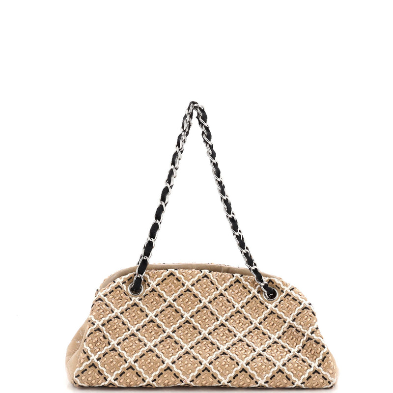 Chanel Just Mademoiselle Bag Woven