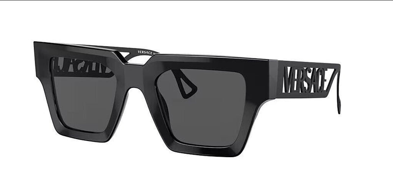 Versace 50Mm Black Grey Women's