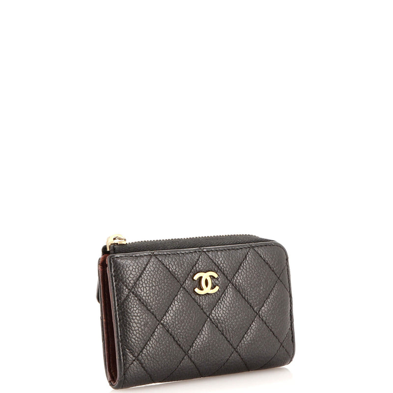 Chanel Key Pouch Quilted Caviar