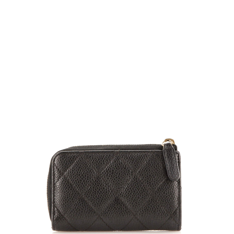 Chanel Key Pouch Quilted Caviar