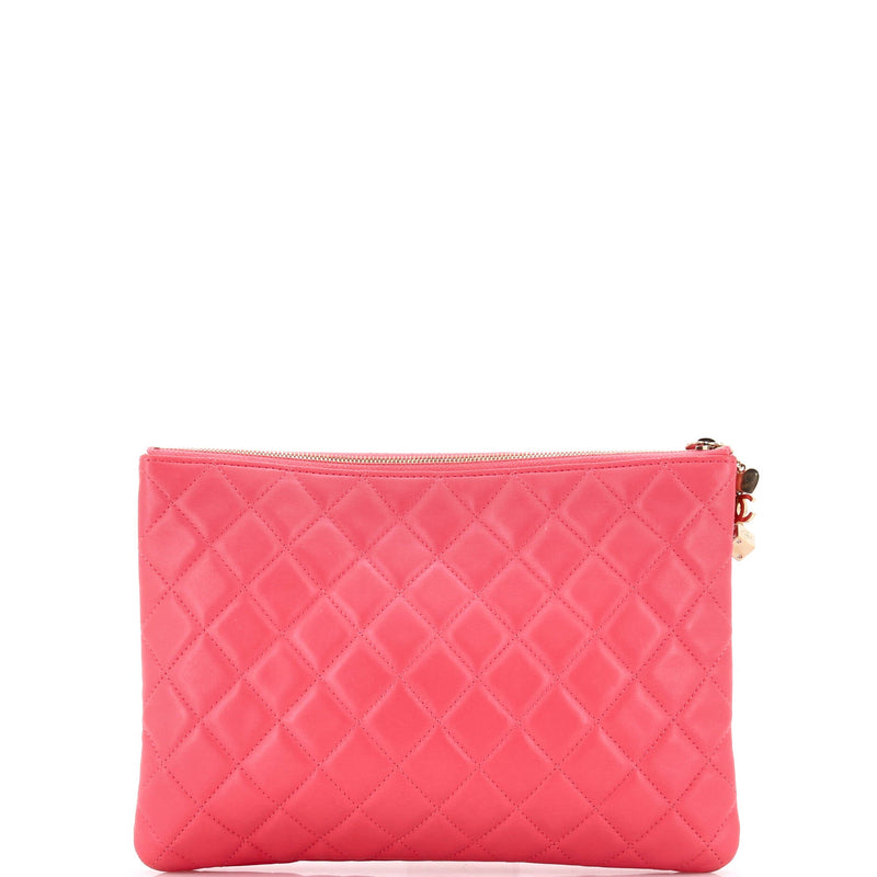 Chanel Cc Casino O Case Clutch Quilted