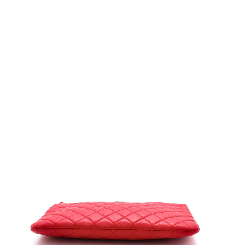 Chanel Boy O Case Clutch Quilted