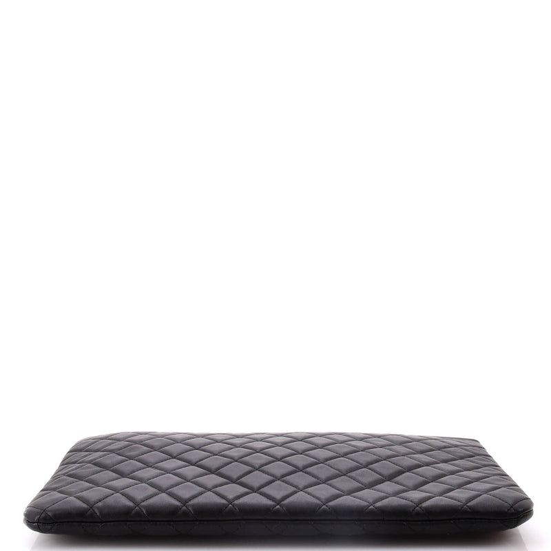 Chanel Boy O Case Clutch Quilted