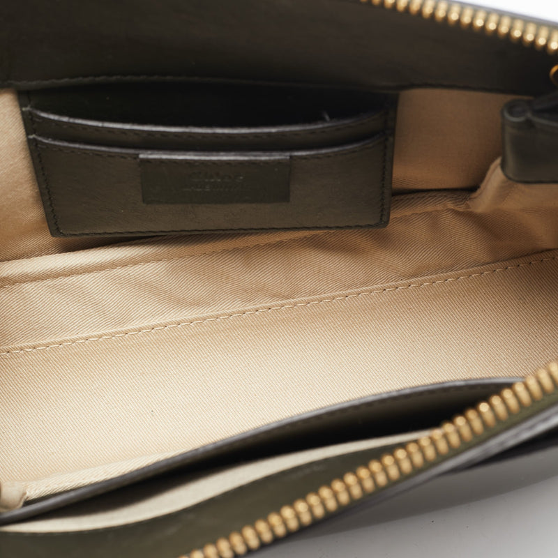 Chloe Olive Green Patent And Leather Roy