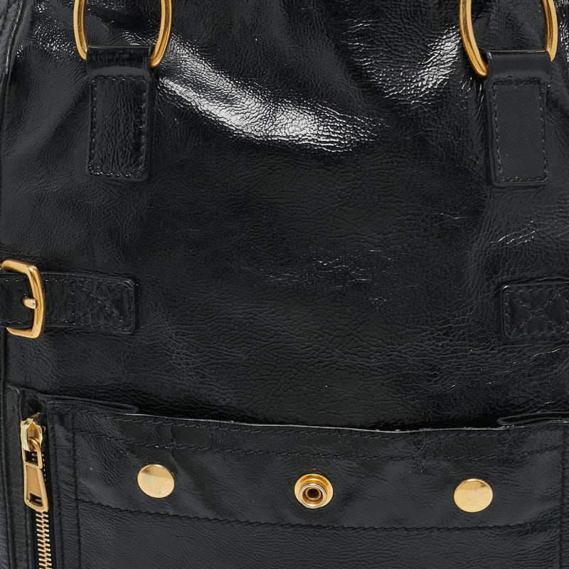 Yves Saint Laurent Black Patent Leather