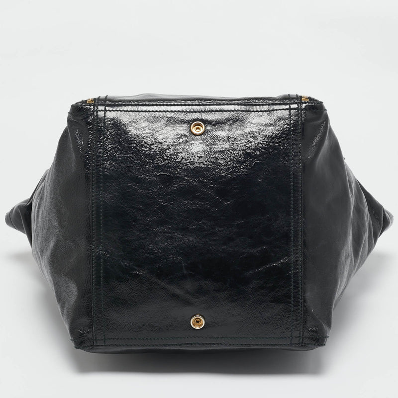 Yves Saint Laurent Black Patent Leather