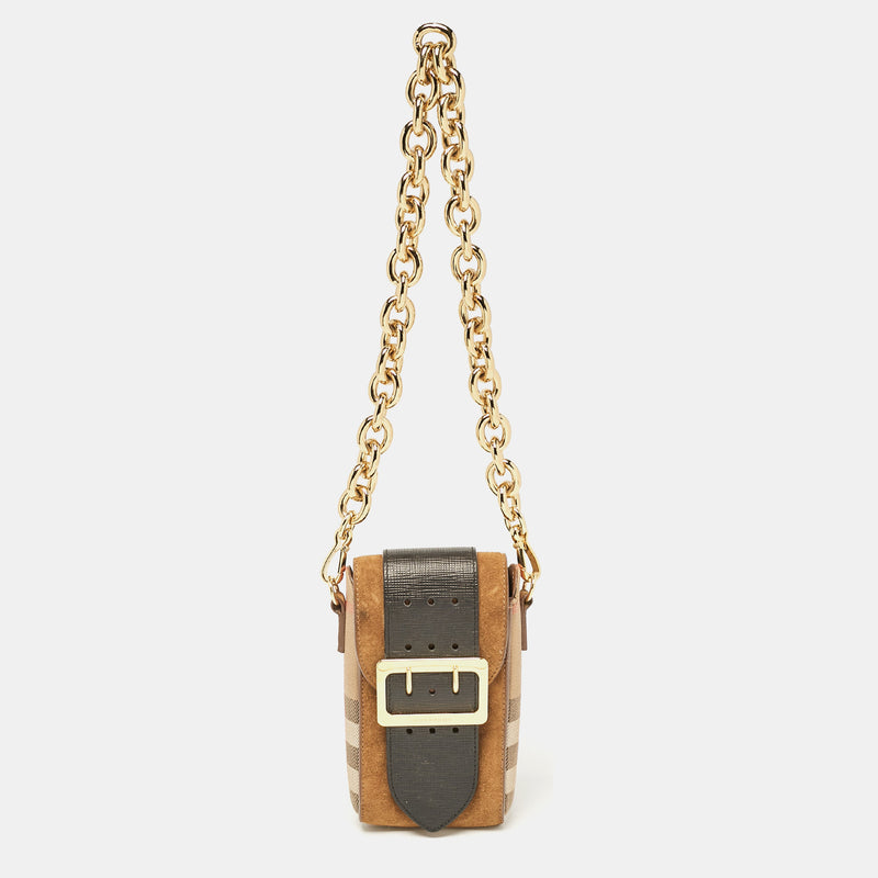 Burberry Black/Brown House Check Canvas