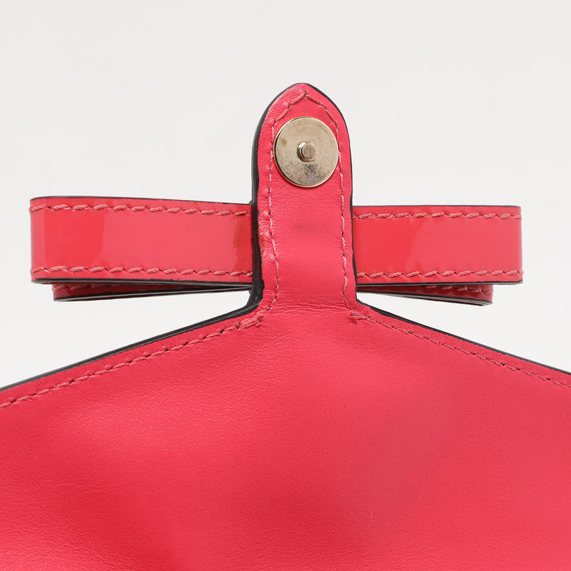 Red Valentino Patent Leather Bow Clutch