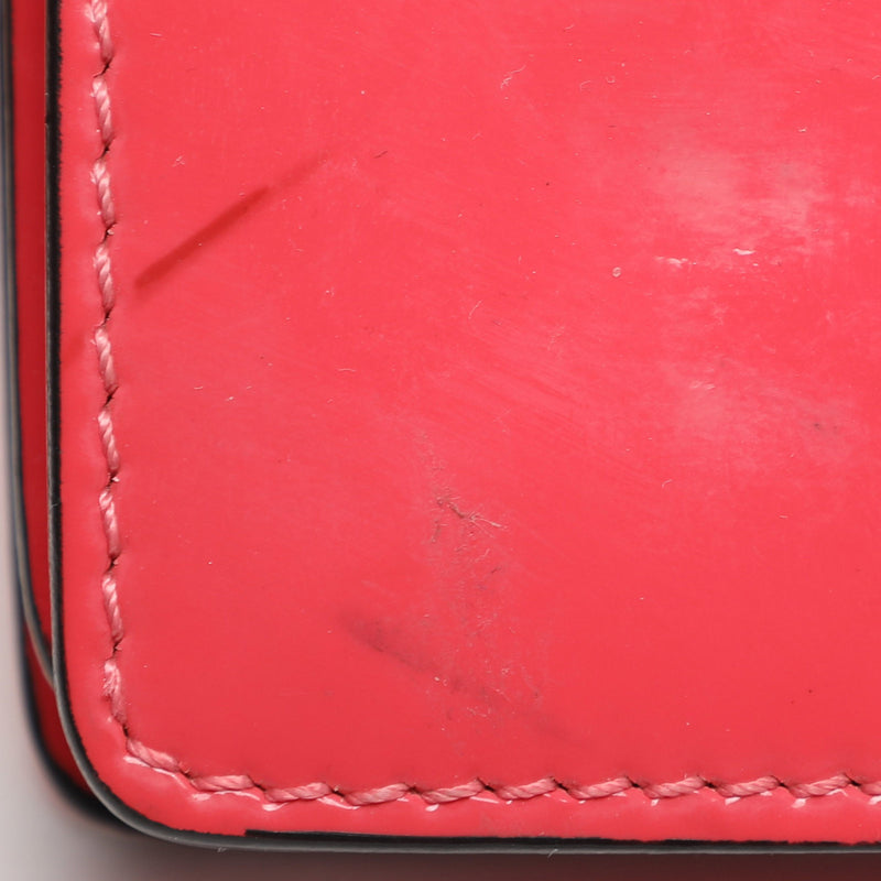 Red Valentino Patent Leather Bow Clutch