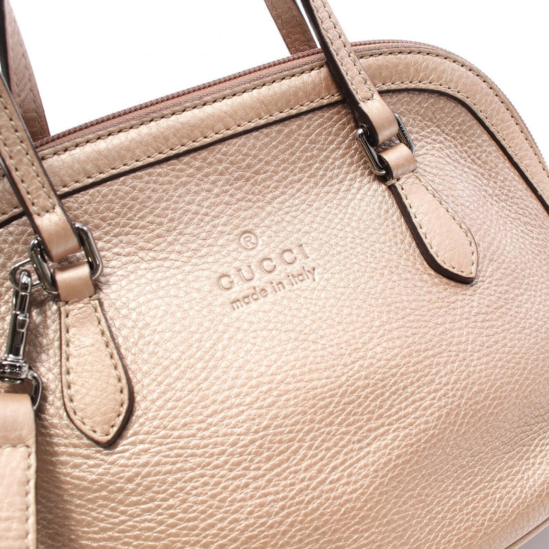Gucci 2Way Shoulder Handbag Leather Pink