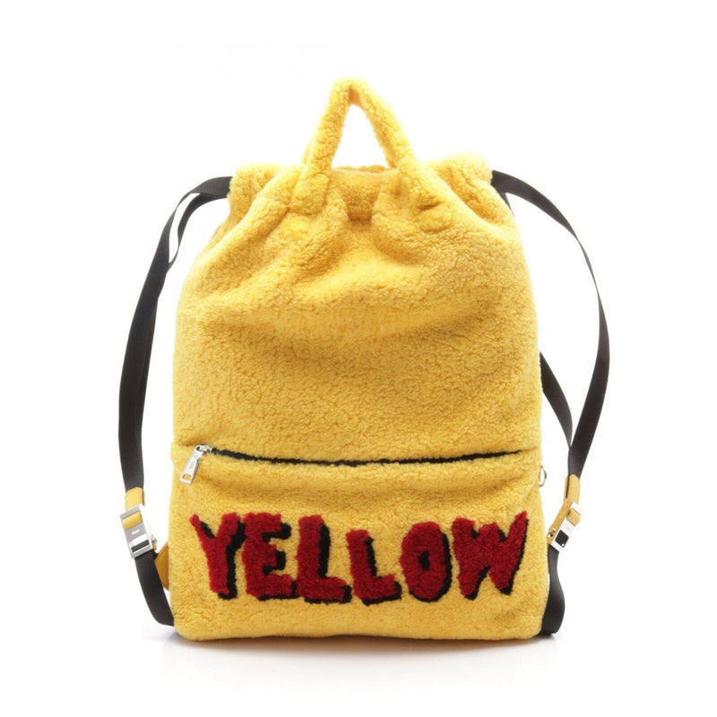 Fendi Rucksack Backpack Boa Yellow Red