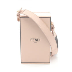 Fendi Box Shoulder Crossbody Bag Leather