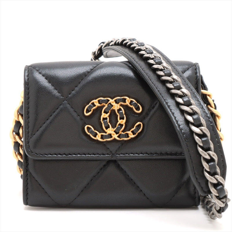 Chanel 19 Lambskin Chain Shoulder Bag