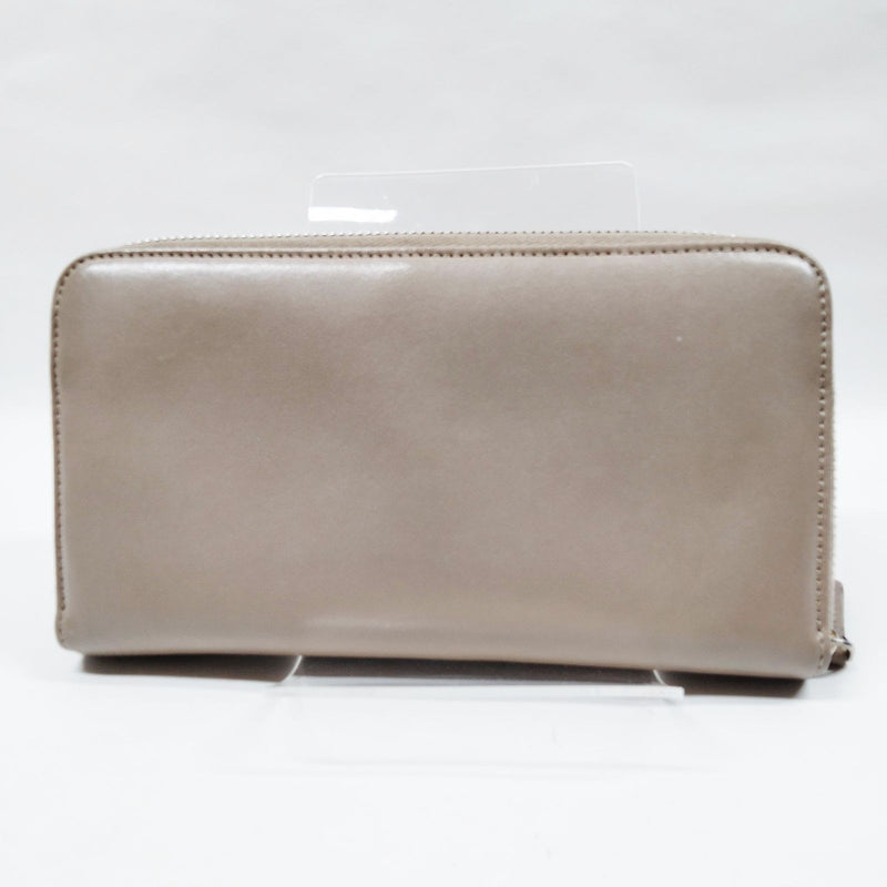 Fendi Long Wallet Beige Leather