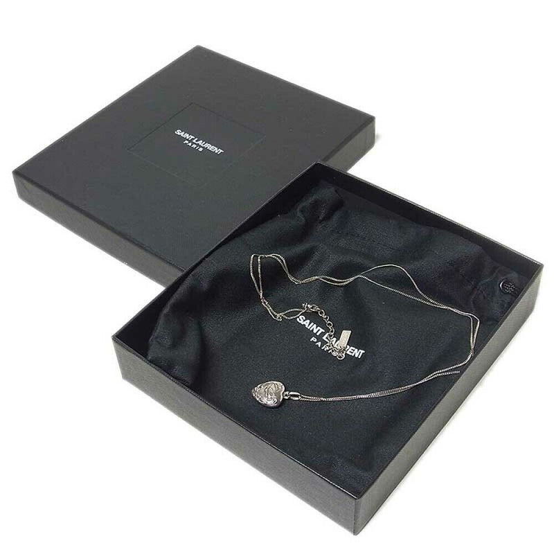 Saint Laurent Necklace Heart Metal