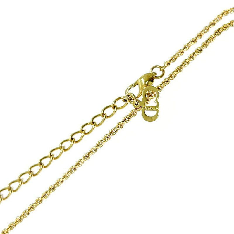 Christian Dior Necklace Pendant Gold