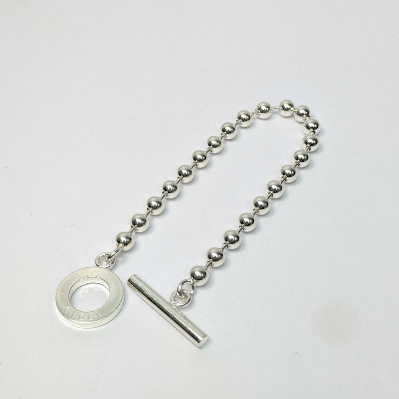 Gucci Ball Chain Bracelet Bangle Silver