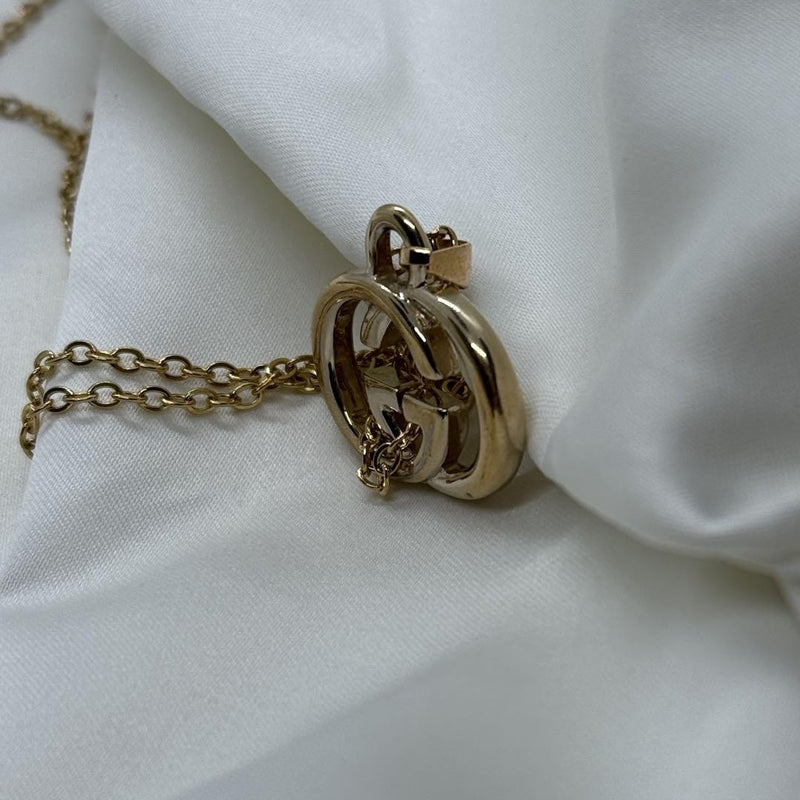 Gucci Necklace Pendant Gg Gold Women