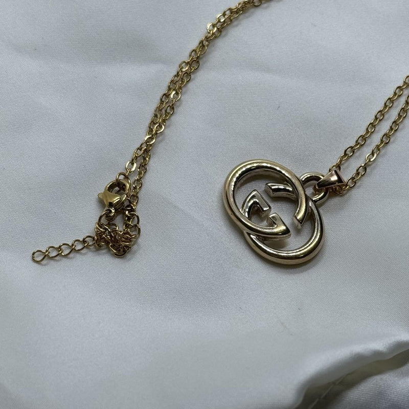 Gucci Necklace Pendant Gg Gold Women