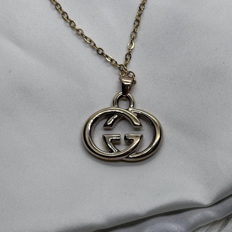 Gucci Necklace Pendant Gg Gold Women