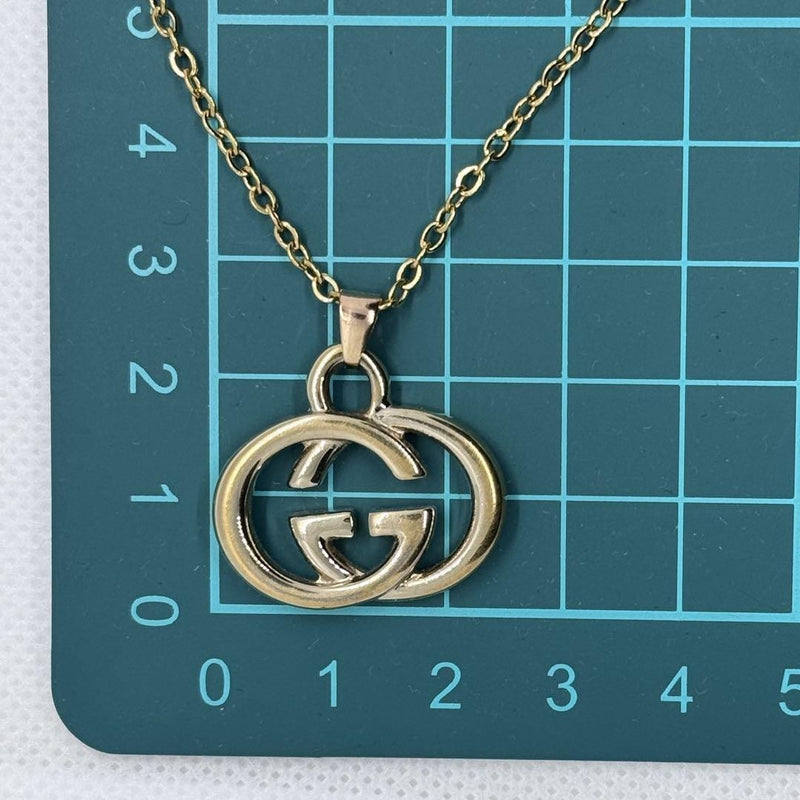 Gucci Necklace Pendant Gg Gold Women