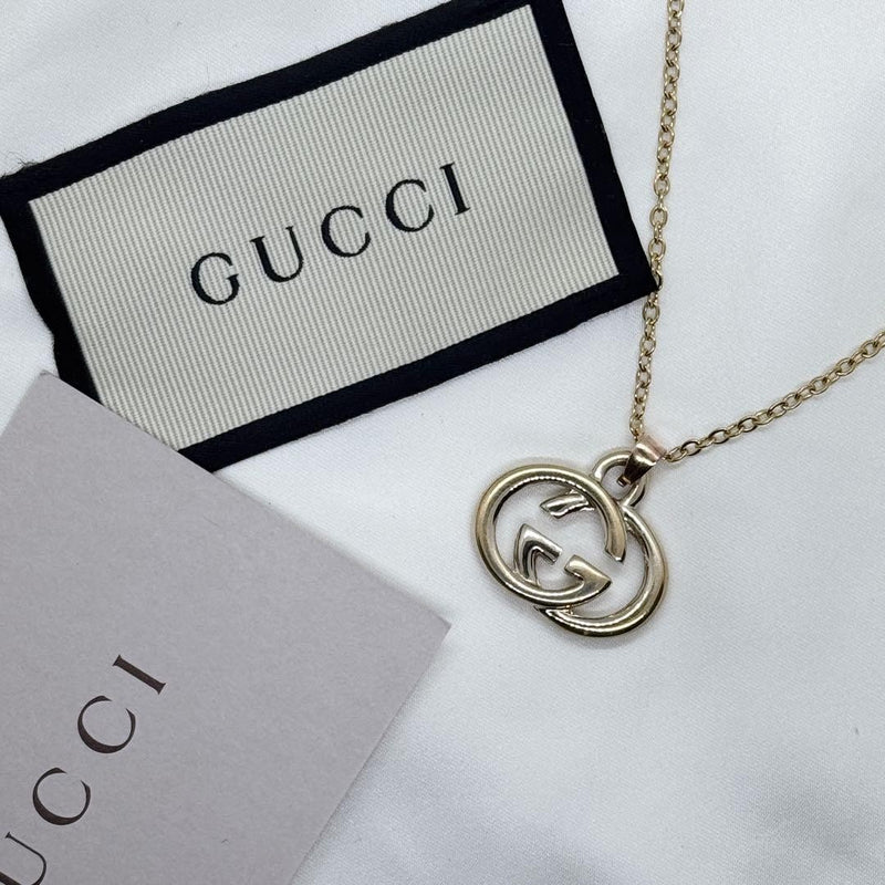 Gucci Necklace Pendant Gg Gold Women