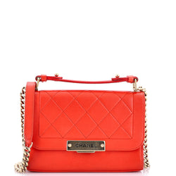 Chanel Label Click Flap Bag Quilted