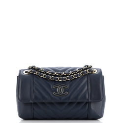 Chanel Daily Chevron Flap Bag Calfskin
