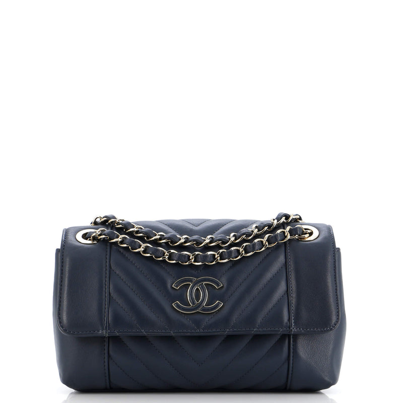 Chanel Daily Chevron Flap Bag Calfskin