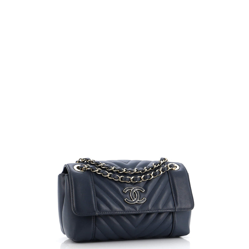 Chanel Daily Chevron Flap Bag Calfskin