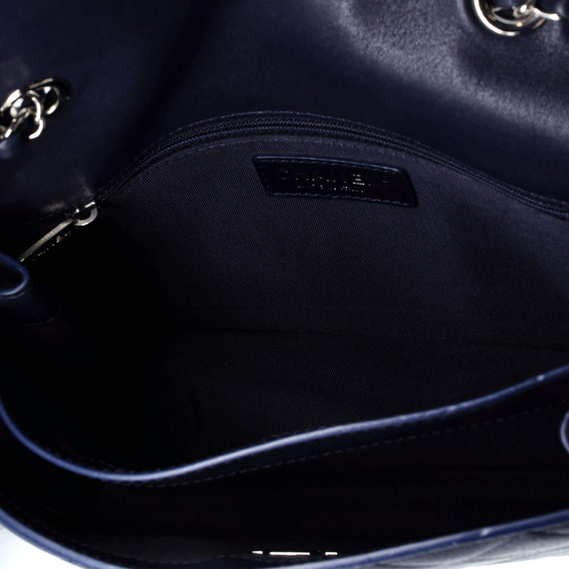 Chanel Cc Box Flap Bag Quilted Calfskin