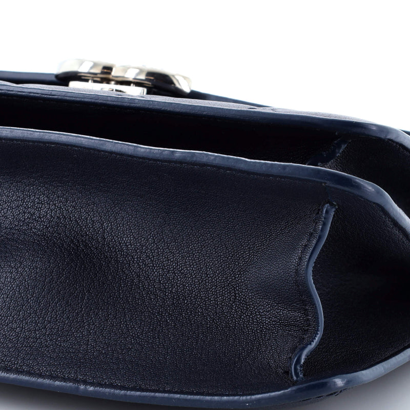 Chanel Cc Box Flap Bag Quilted Calfskin