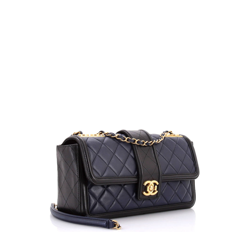 Chanel Elegant Cc Flap Bag Quilted