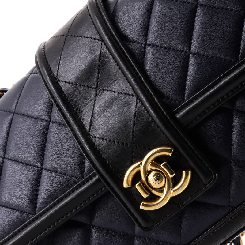 Chanel Elegant Cc Flap Bag Quilted