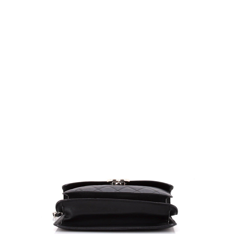Chanel Cc Box Flap Bag Quilted Calfskin