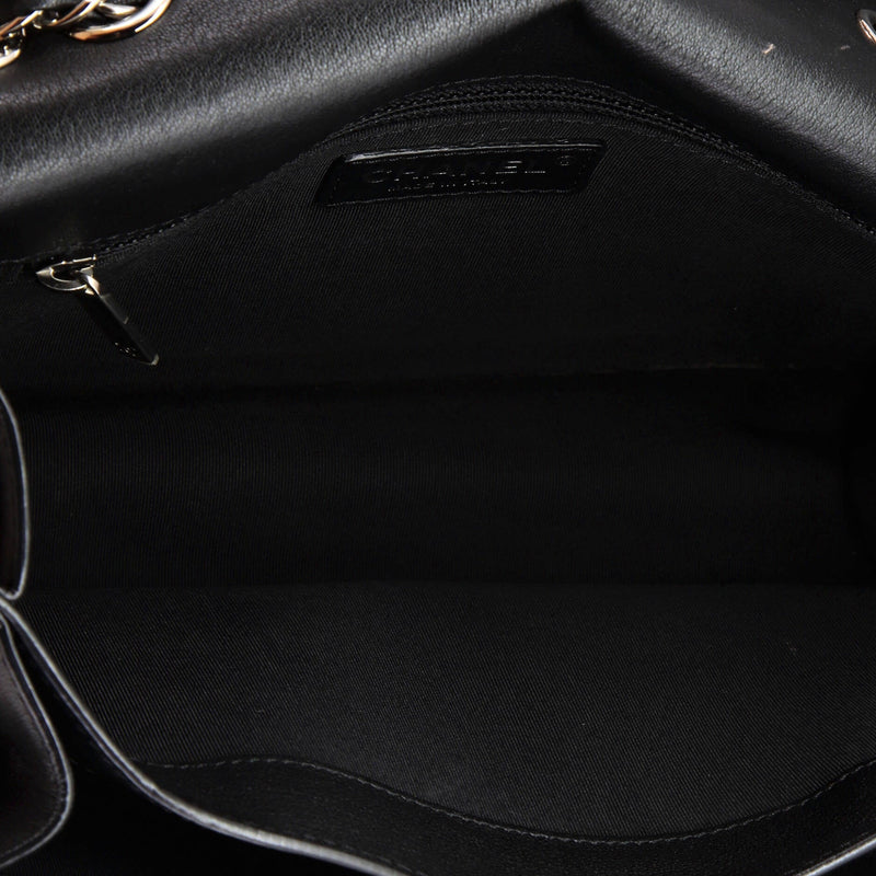 Chanel Cc Box Flap Bag Quilted Calfskin