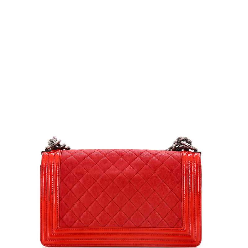 Chanel Boy Flap Bag Quilted Goatskin