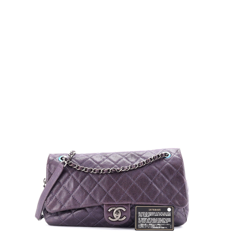 Chanel Easy Flap Bag Quilted Caviar