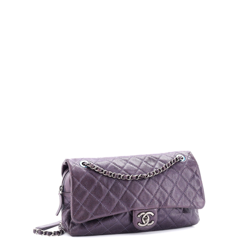 Chanel Easy Flap Bag Quilted Caviar