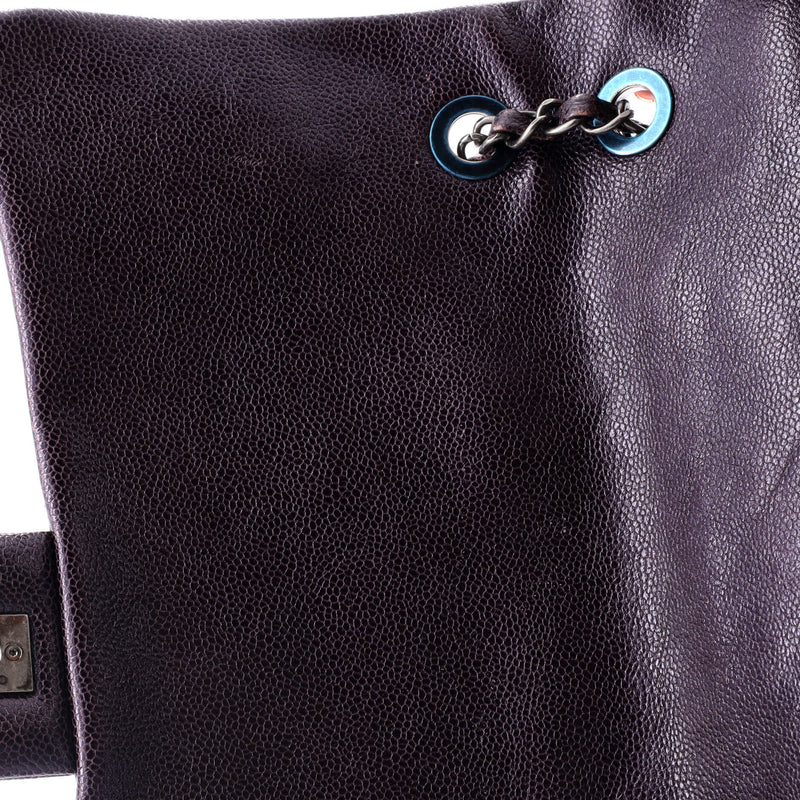Chanel Easy Flap Bag Quilted Caviar