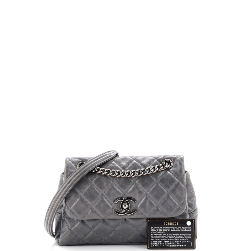 Upgrade to Chanel Aged Chain 3 Compartment Cc Flap