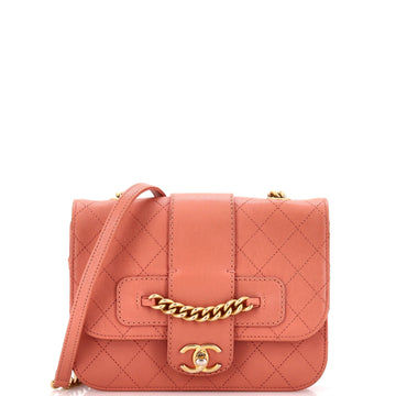 Chanel Front Chain Flap Bag Quilted