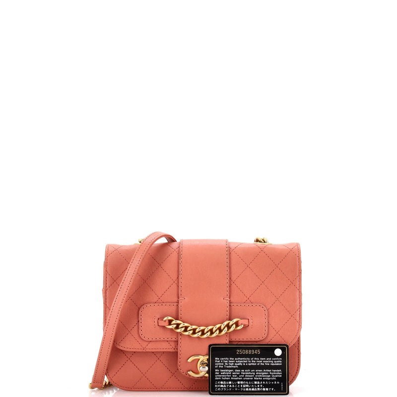 Chanel Front Chain Flap Bag Quilted